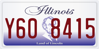 IL license plate Y608415