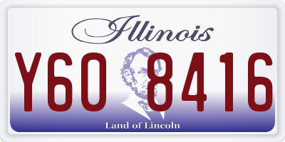IL license plate Y608416
