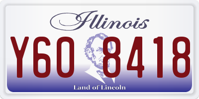 IL license plate Y608418