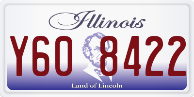 IL license plate Y608422