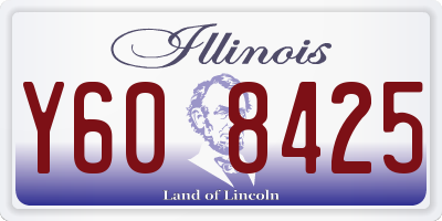 IL license plate Y608425