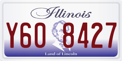 IL license plate Y608427