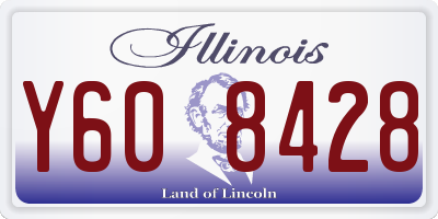 IL license plate Y608428