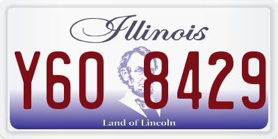 IL license plate Y608429