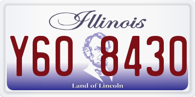 IL license plate Y608430