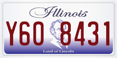 IL license plate Y608431