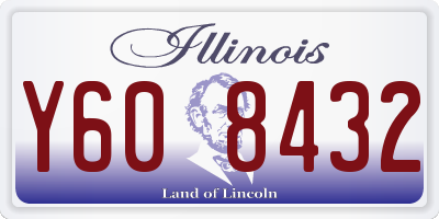 IL license plate Y608432