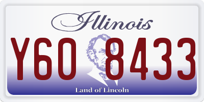 IL license plate Y608433