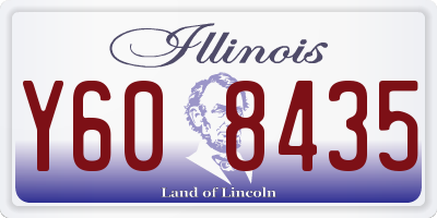 IL license plate Y608435