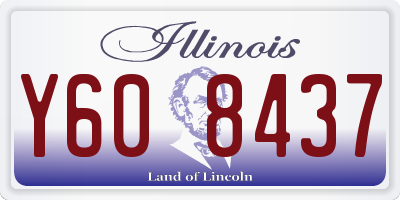 IL license plate Y608437