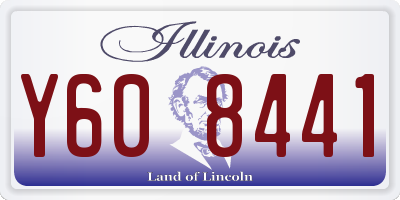 IL license plate Y608441