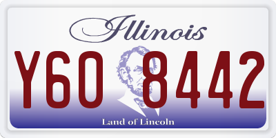IL license plate Y608442