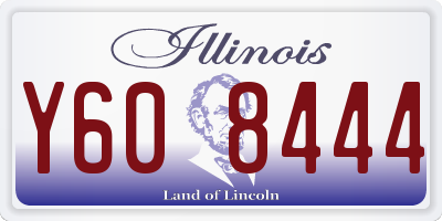 IL license plate Y608444