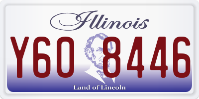IL license plate Y608446