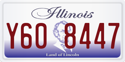 IL license plate Y608447