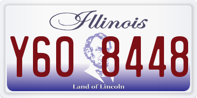 IL license plate Y608448