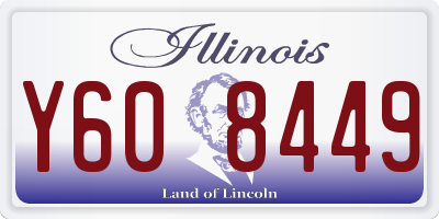 IL license plate Y608449