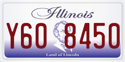 IL license plate Y608450