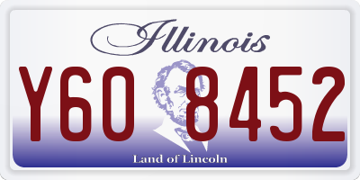 IL license plate Y608452