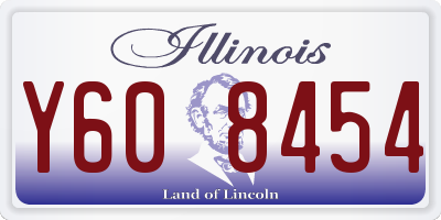 IL license plate Y608454
