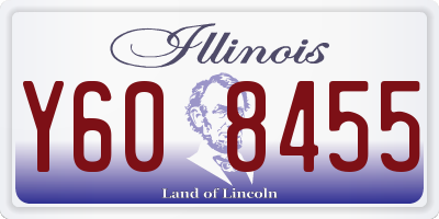 IL license plate Y608455
