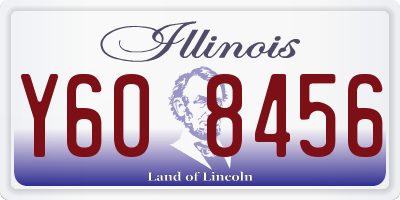 IL license plate Y608456
