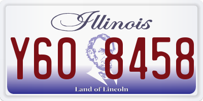 IL license plate Y608458