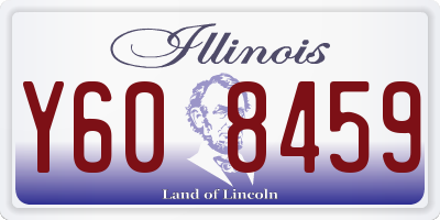 IL license plate Y608459
