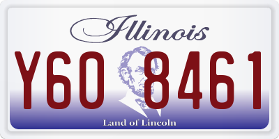 IL license plate Y608461