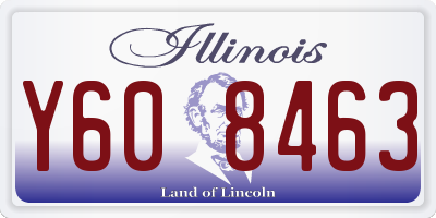 IL license plate Y608463
