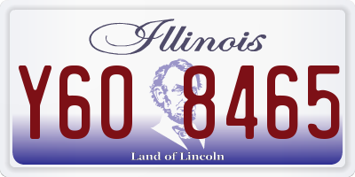 IL license plate Y608465