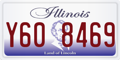 IL license plate Y608469