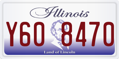 IL license plate Y608470