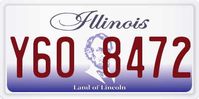IL license plate Y608472