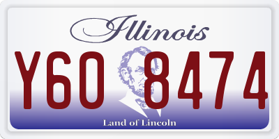 IL license plate Y608474