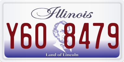 IL license plate Y608479