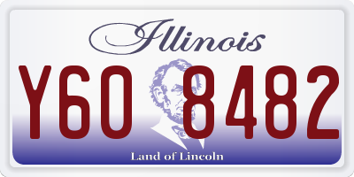 IL license plate Y608482