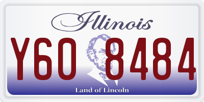 IL license plate Y608484