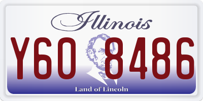 IL license plate Y608486