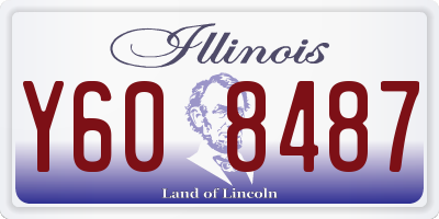 IL license plate Y608487