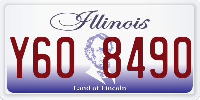 IL license plate Y608490