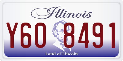 IL license plate Y608491