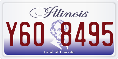 IL license plate Y608495