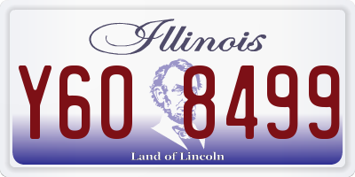 IL license plate Y608499