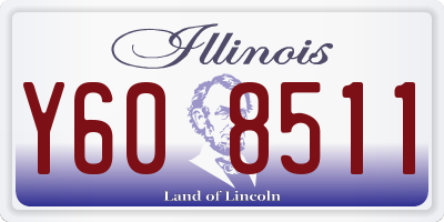 IL license plate Y608511