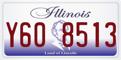 IL license plate Y608513
