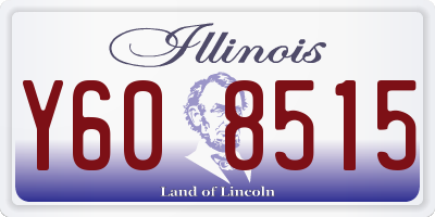 IL license plate Y608515