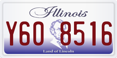 IL license plate Y608516