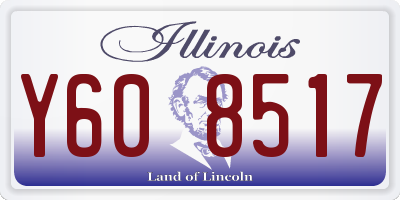 IL license plate Y608517