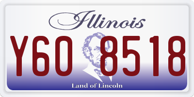IL license plate Y608518
